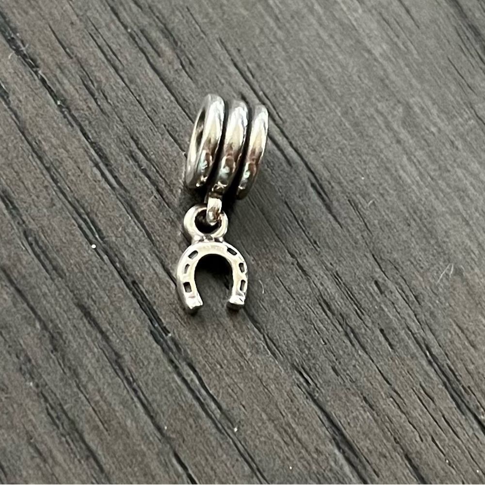Pandora .925 Sterling Silver Horseshoe Dangle Charm